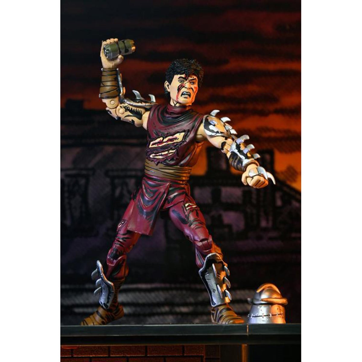 Teenage Mutant Ninja Turtles Mirage Comics Battle Damaged Shredder Classic Colors 7-Inch Scale Action Figure
