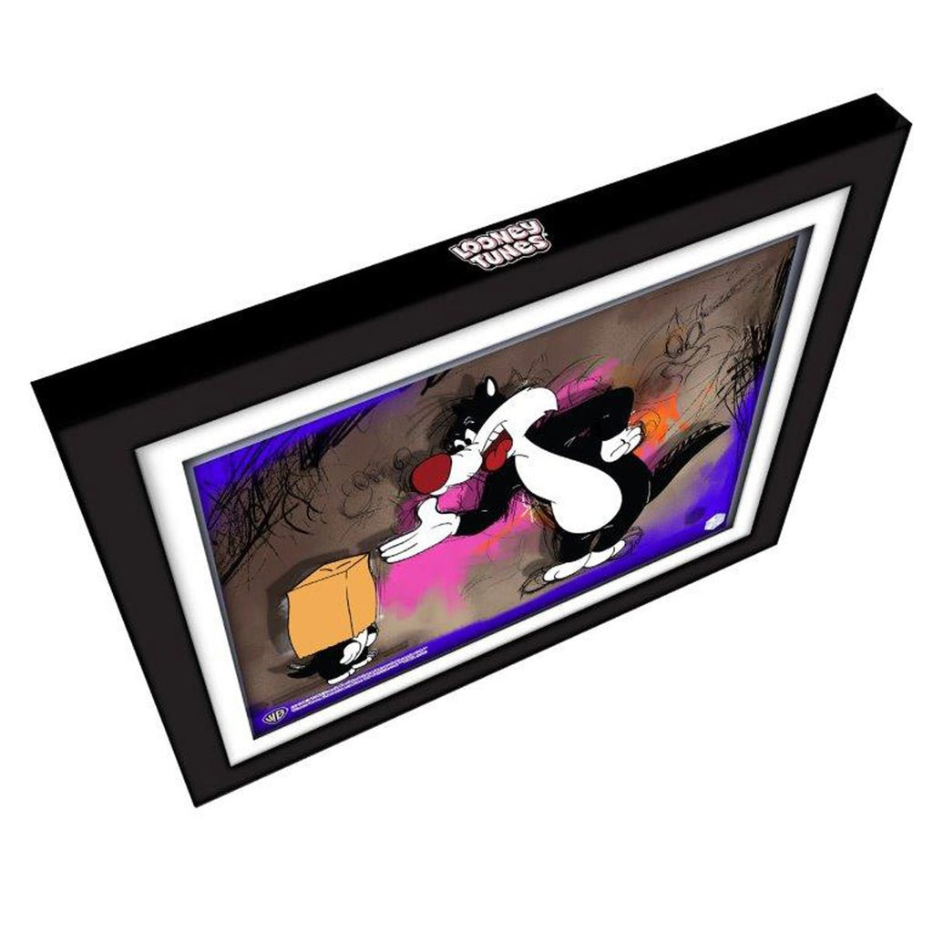 Looney Tunes Who's Kitten Who? #1104 Animation Cel Artist Edition Framed Art Print