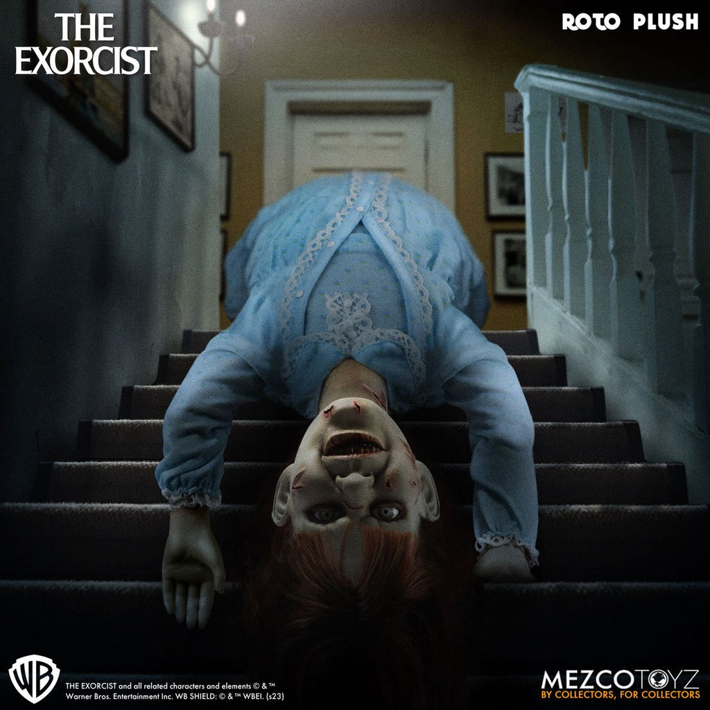 The Exorcist Regan MacNeil Mezco Designer Series 18-Inch Roto Plush Doll