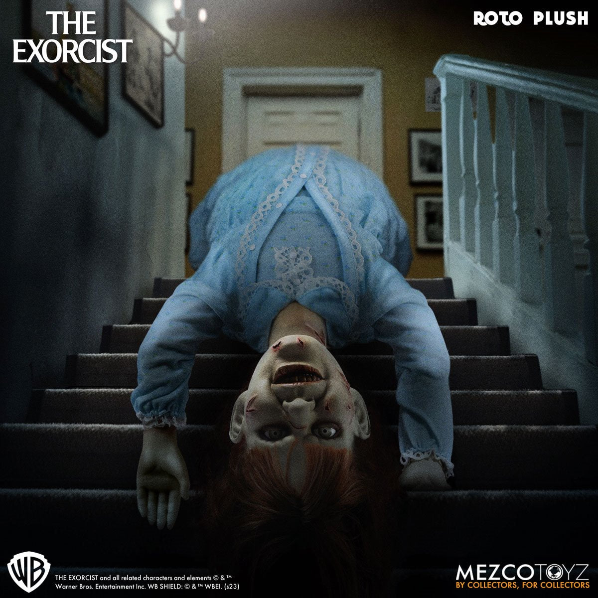 The Exorcist Regan MacNeil Mezco Designer Series 18-Inch Roto Plush Doll