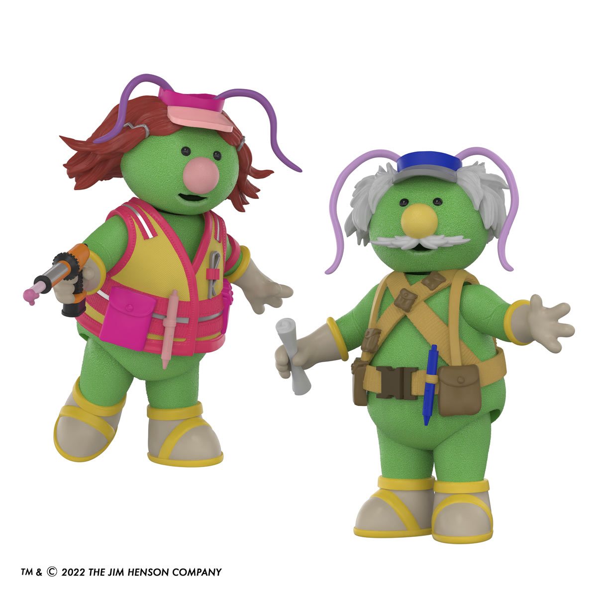 Fraggle Rock Architect and Cotterpin Doozer Action Figure 2-Pack
