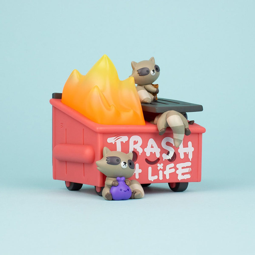 Dumpster Fire Trash Panda Vinyl Figure