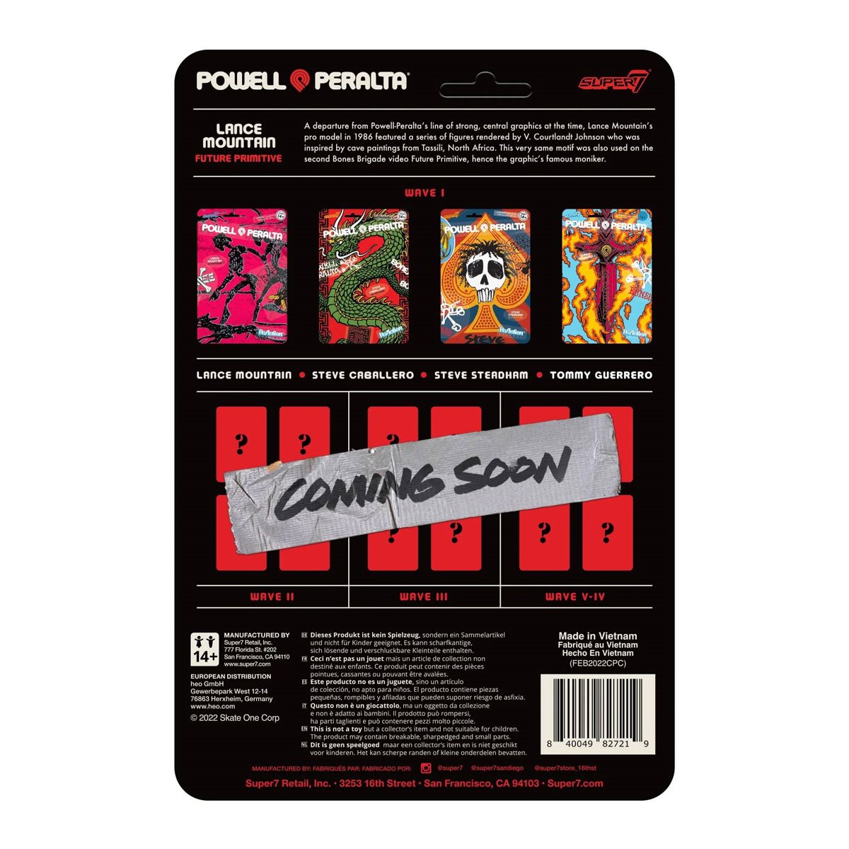 Powell-Peralta Lance Mountain (Lava Rock) 3 3/4-Inch ReAction Figure