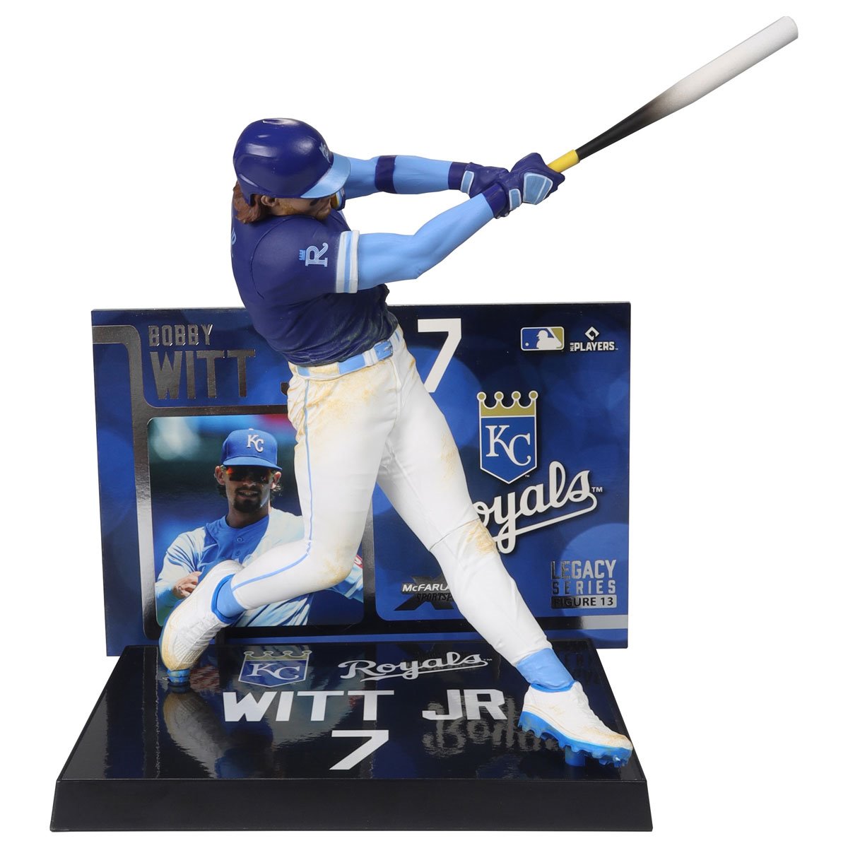 MLB SportsPicks Kansas City Royals Bobby Witt Jr. 7-Inch Posed Figure Case of 6