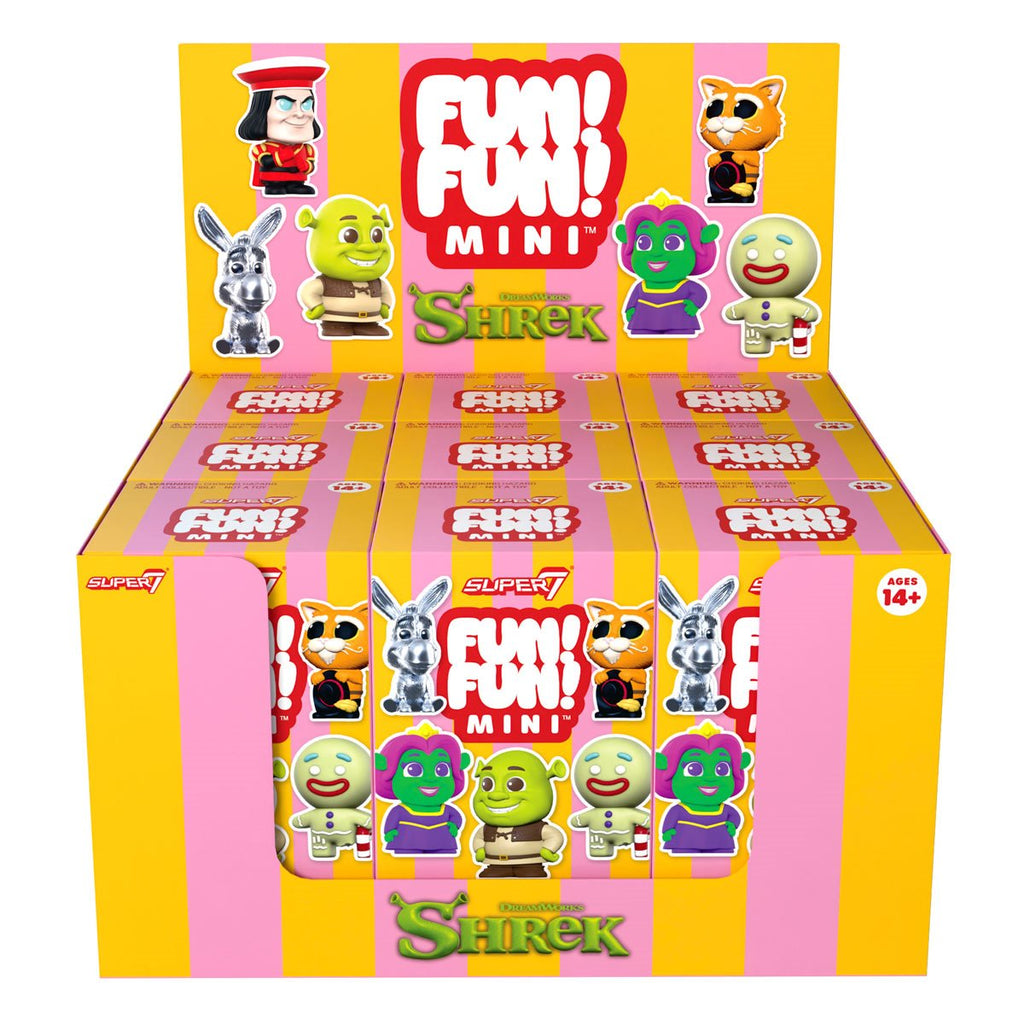 Shrek FUN! FUN! Mini-Figures Wave 1 Mystery Box Case of 9