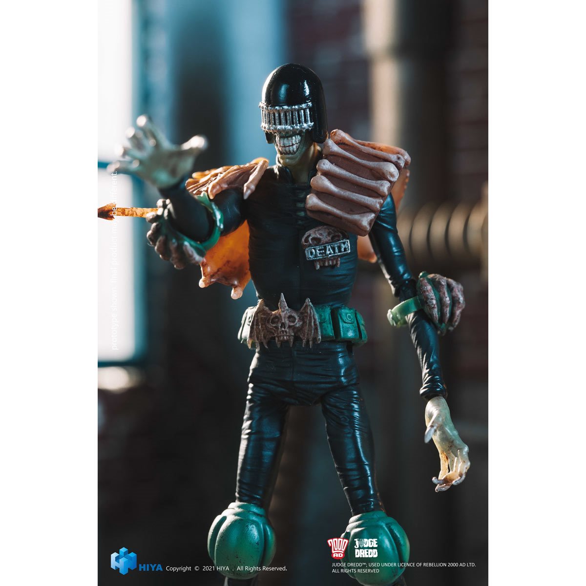 Judge Dredd Judge Death Exquisite Mini Series 1:18 Scale Action Figure
