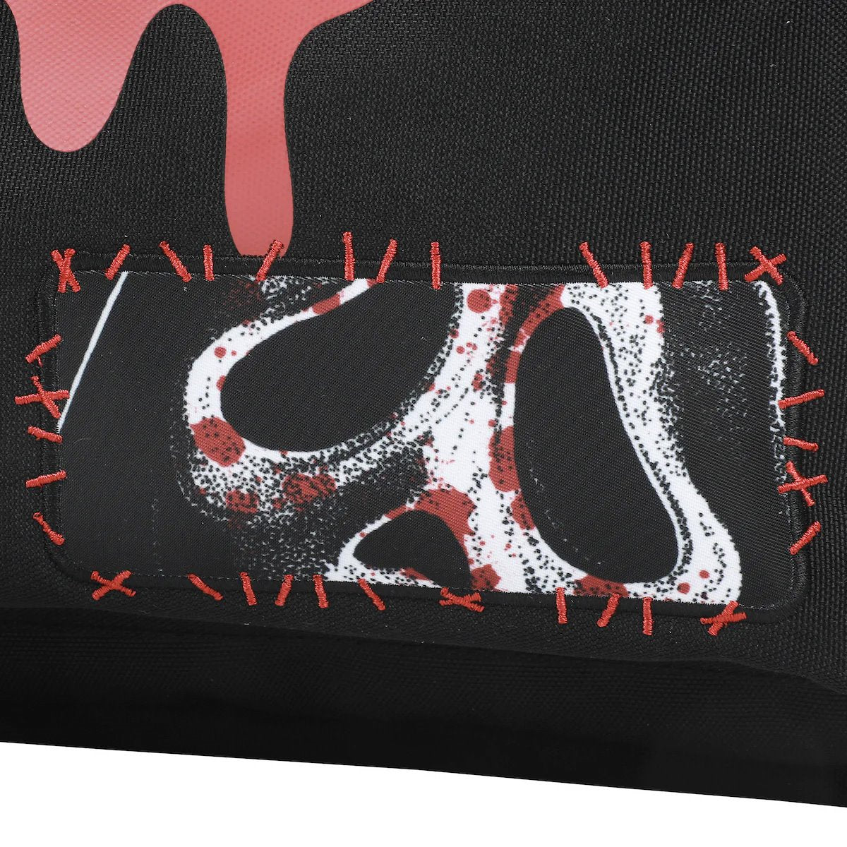Ghost Face Mask and Blood Drip 16 1/2-Inch Backpack