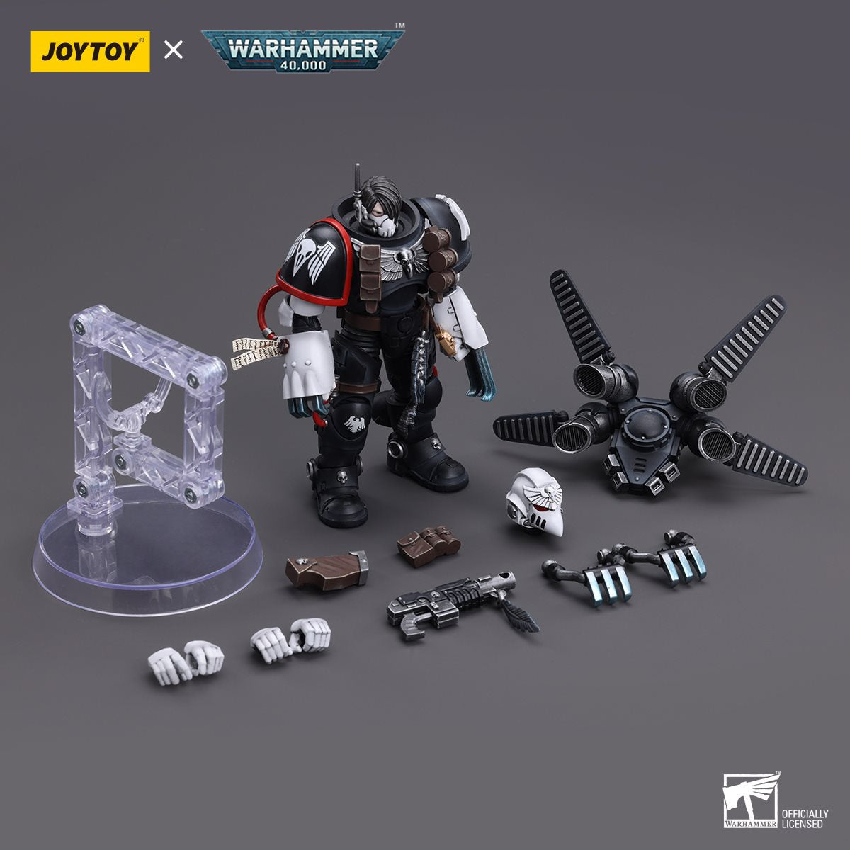 Joy Toy Warhammer 40,000 Raven Guard Chapter Master Kayvaan Shrike 1:18 Scale Action Figure