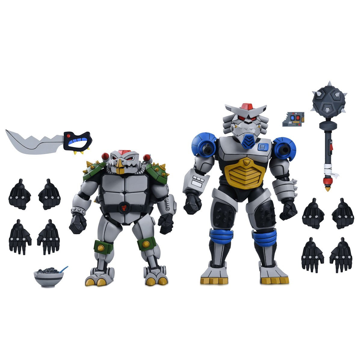 Teenage Mutant Ninja Turtles (1987 Cartoon) Robo Tokka and Rahzar 7-Inch Scale Action Figure 2-Pack