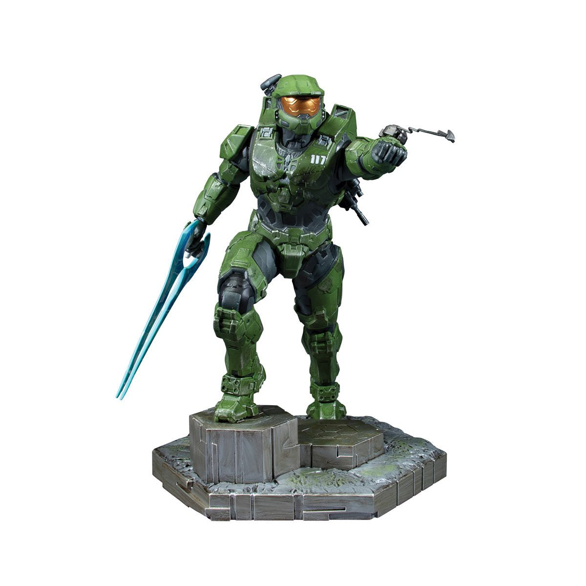 Halo Infinite: Master Chief With Grappleshot 10-Inch Statue