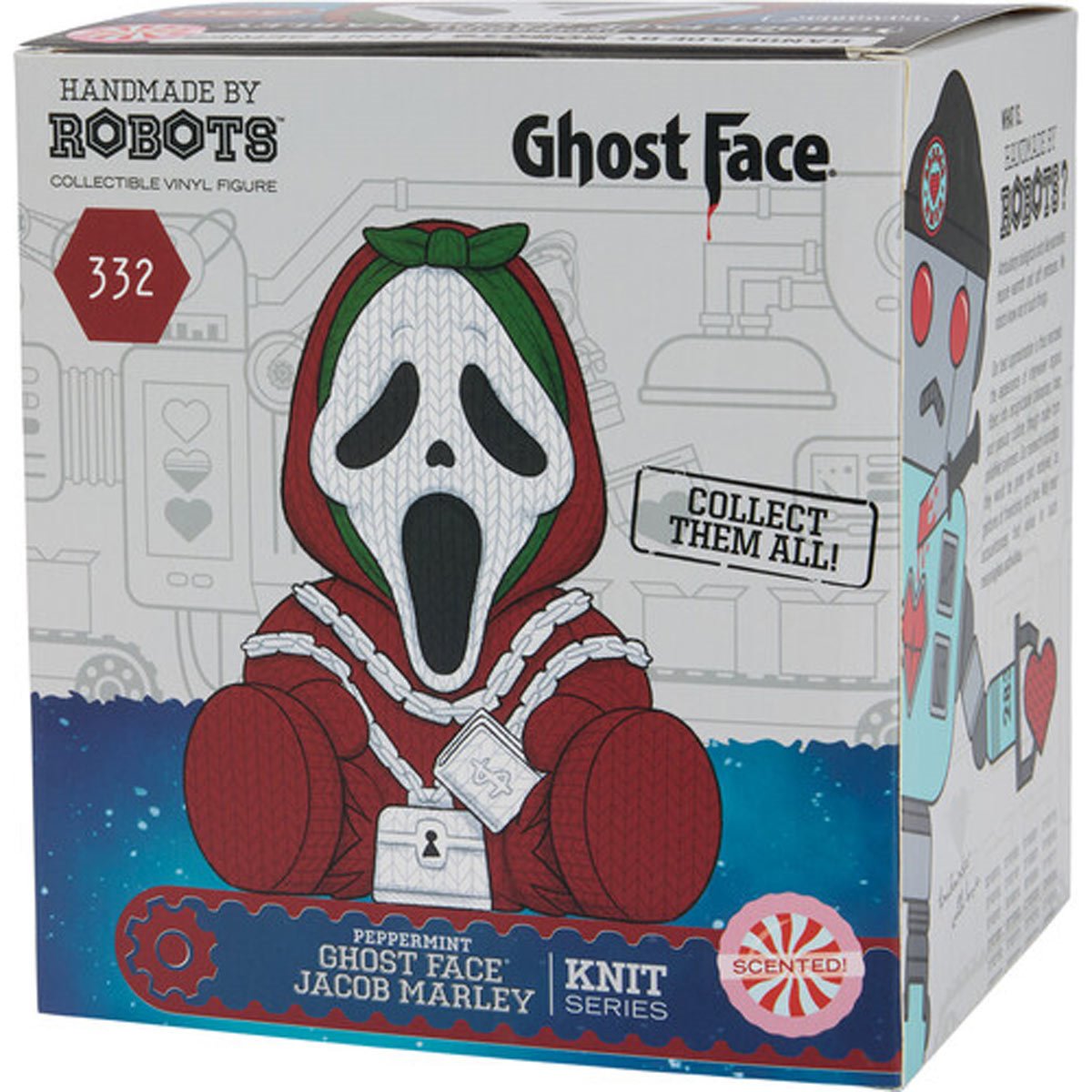 Ghost Face Jacob Marley Peppermint Scented #332 Handmade By Robots Vinyl Figure