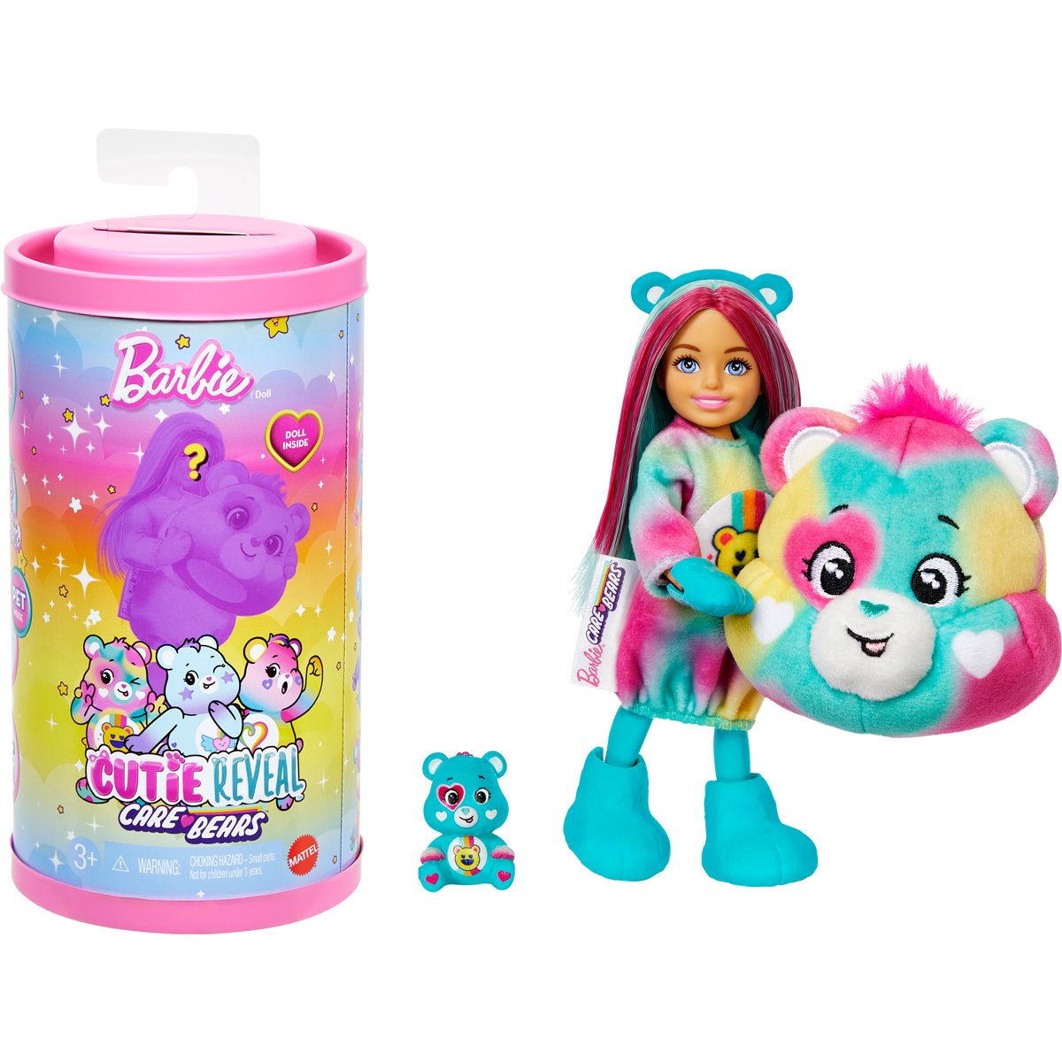 Barbie Care Bears Chelsea Cutie Reveal Series 2 Doll Case of 3