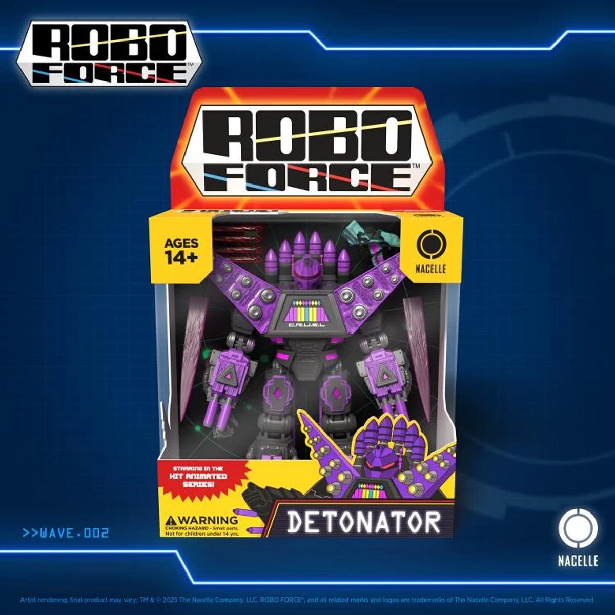 RoboForce Wave 2 Detonator 1:12 Scale Action Figure