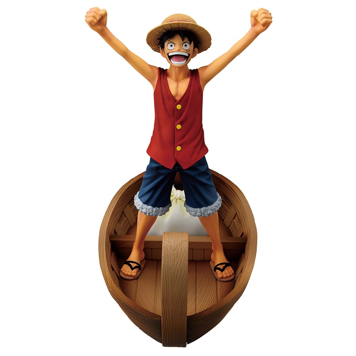 One Piece Monkey D. Luffy I'm Going To Become The King Of The Pirates! Ichibansho Revible Moment Statue