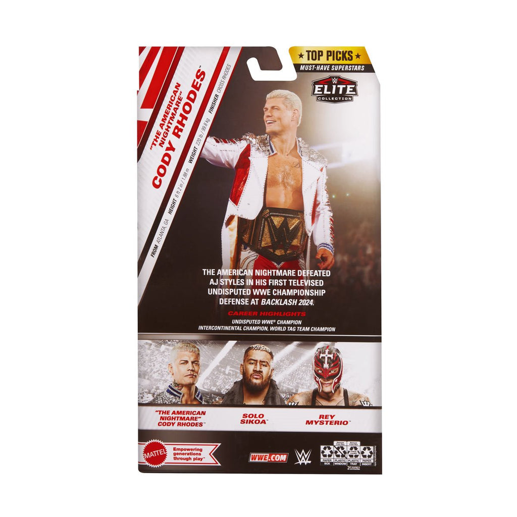 WWE Top Picks 2025 Wave 4 Elite Figure Case of 3