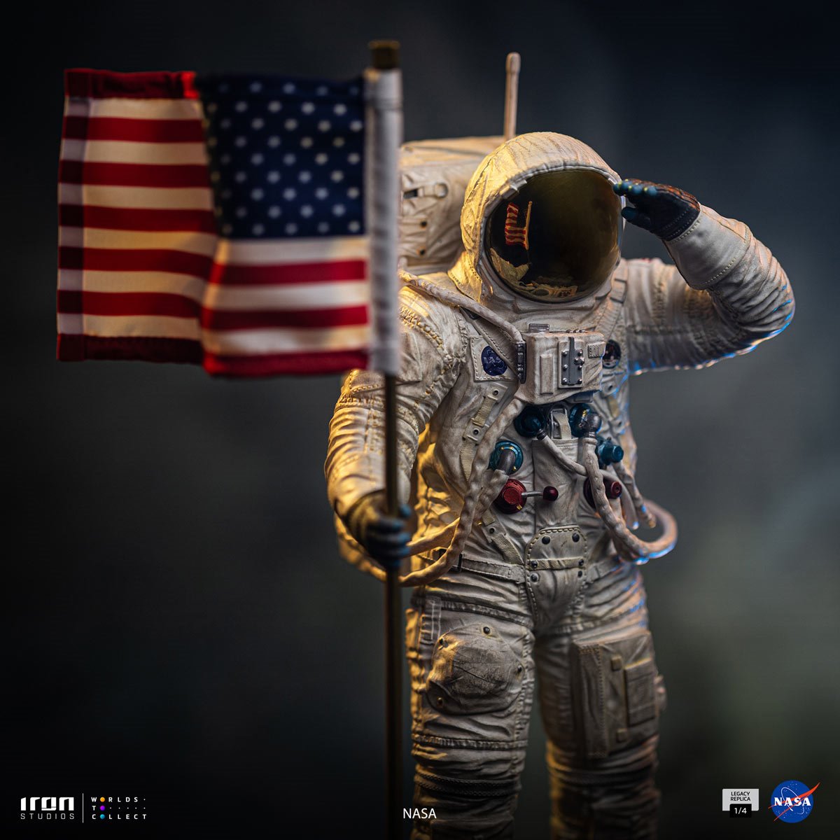 NASA Apollo 11 Astronaut Legacy Replica 1:4 Scale Statue