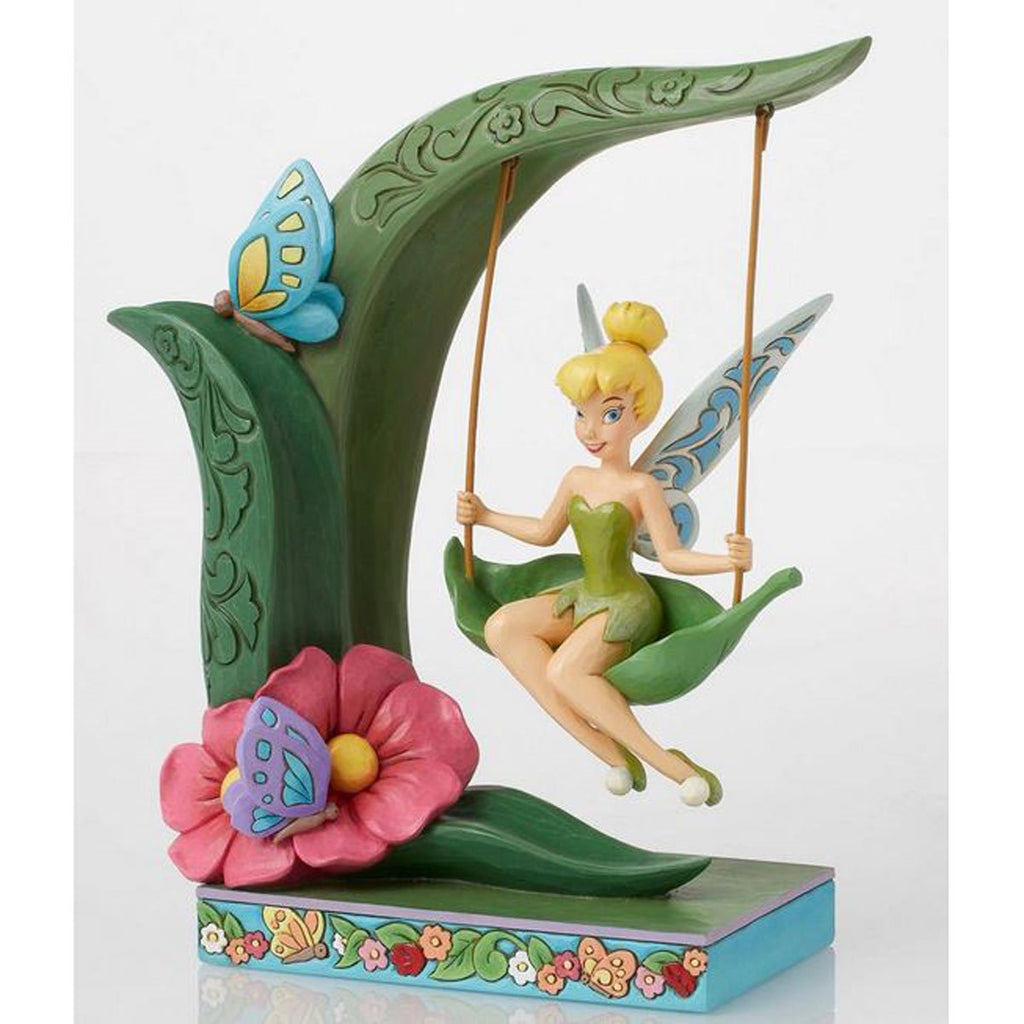 Disney Traditions Peter Pan Tink Spring Swing by Jim Shore Statue