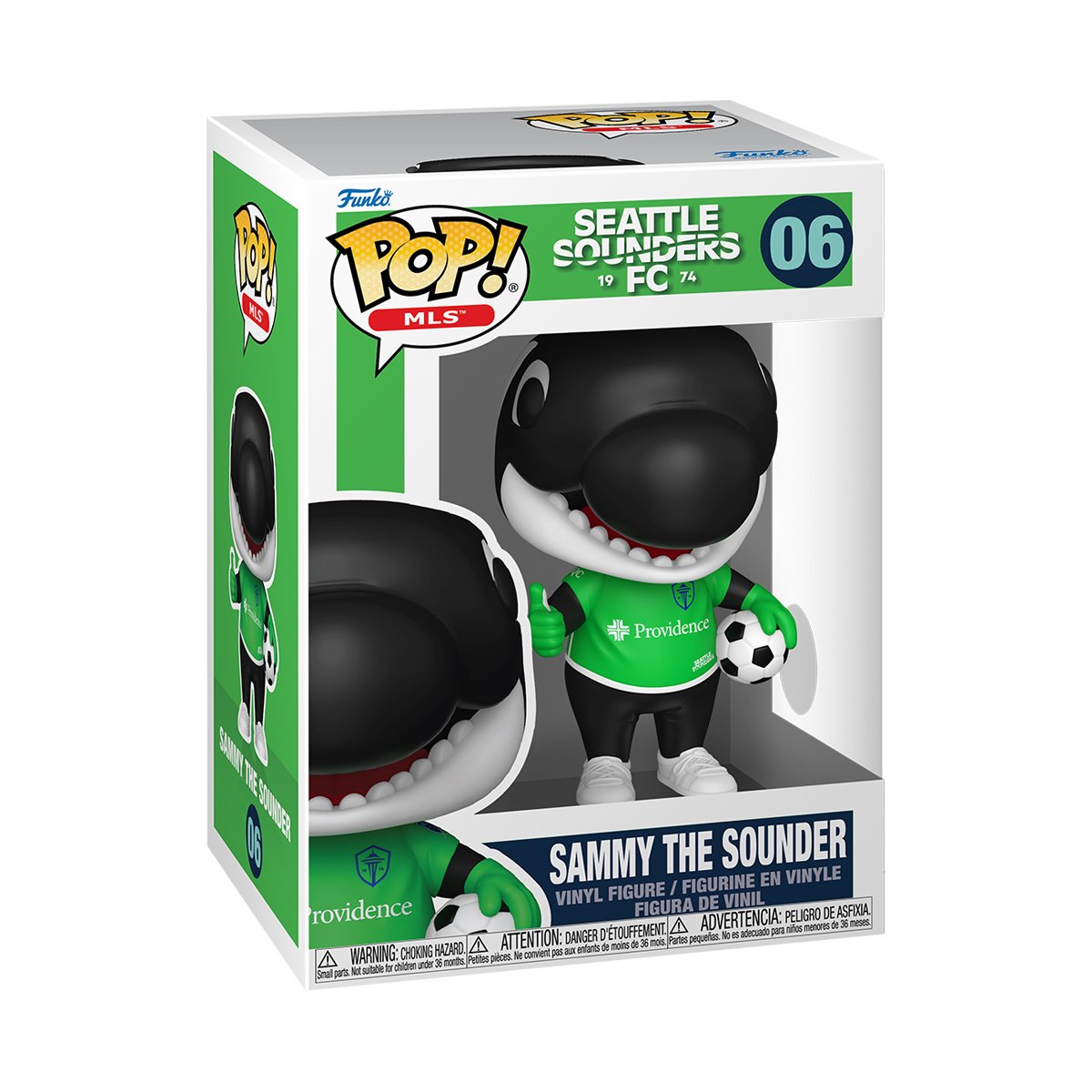 Soccer Sounders Sammy the Sounder Funko Pop! Vinyl Figure #06