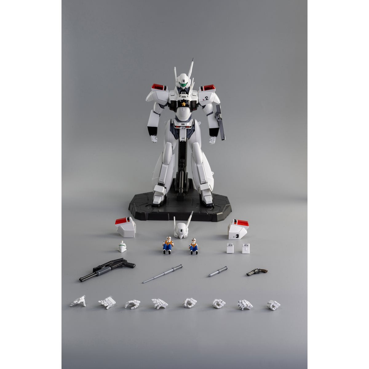 Mobile Police Patlabor Ingram Unit 2 ROBO-DOU 1:35 Scale Action Figure with Unit 3 Attachment