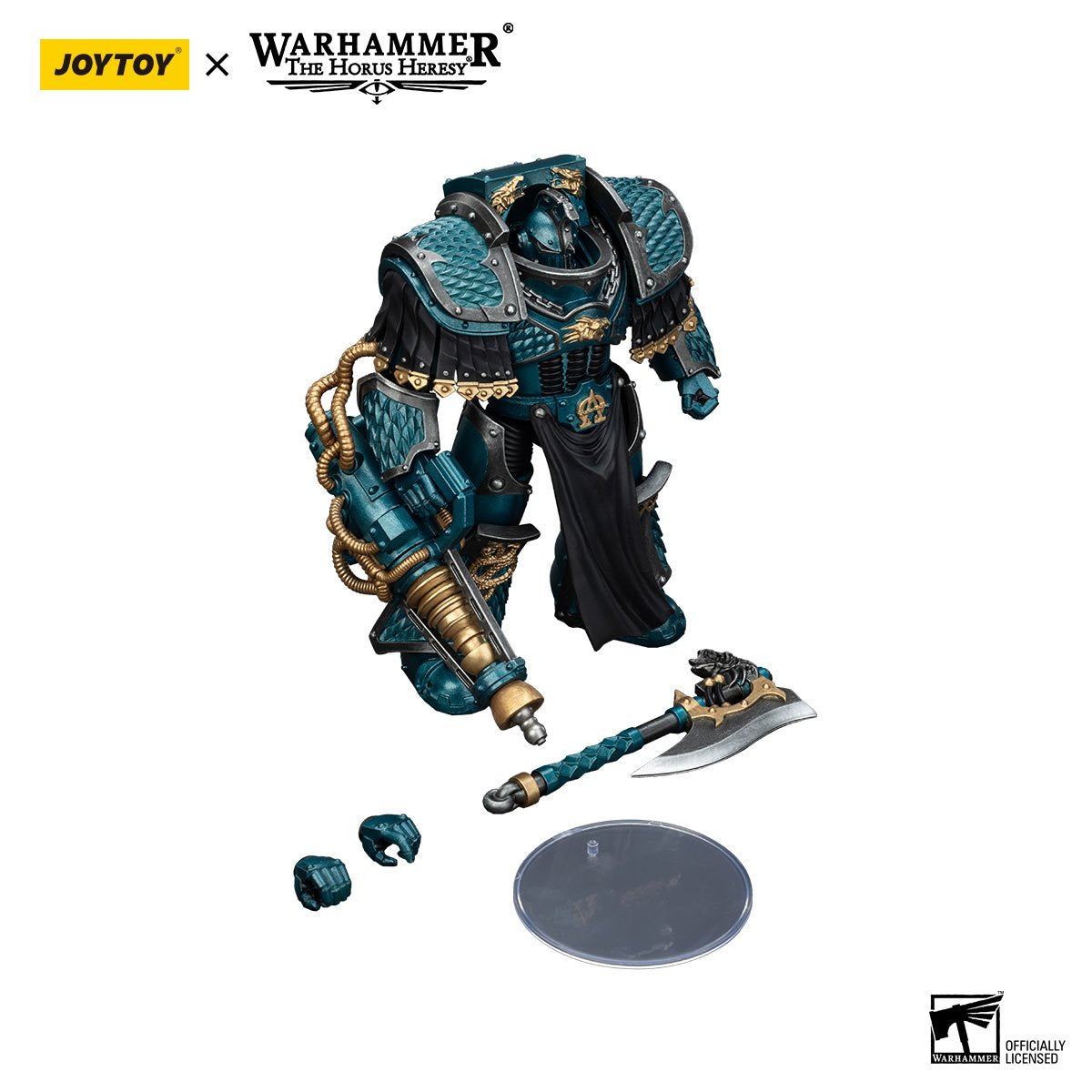 Joy Toy Warhammer The Horus Heresy Alpha Legion Lernaean Terminator with Conversion Beam Cannon 1:18 Scale Action Figure