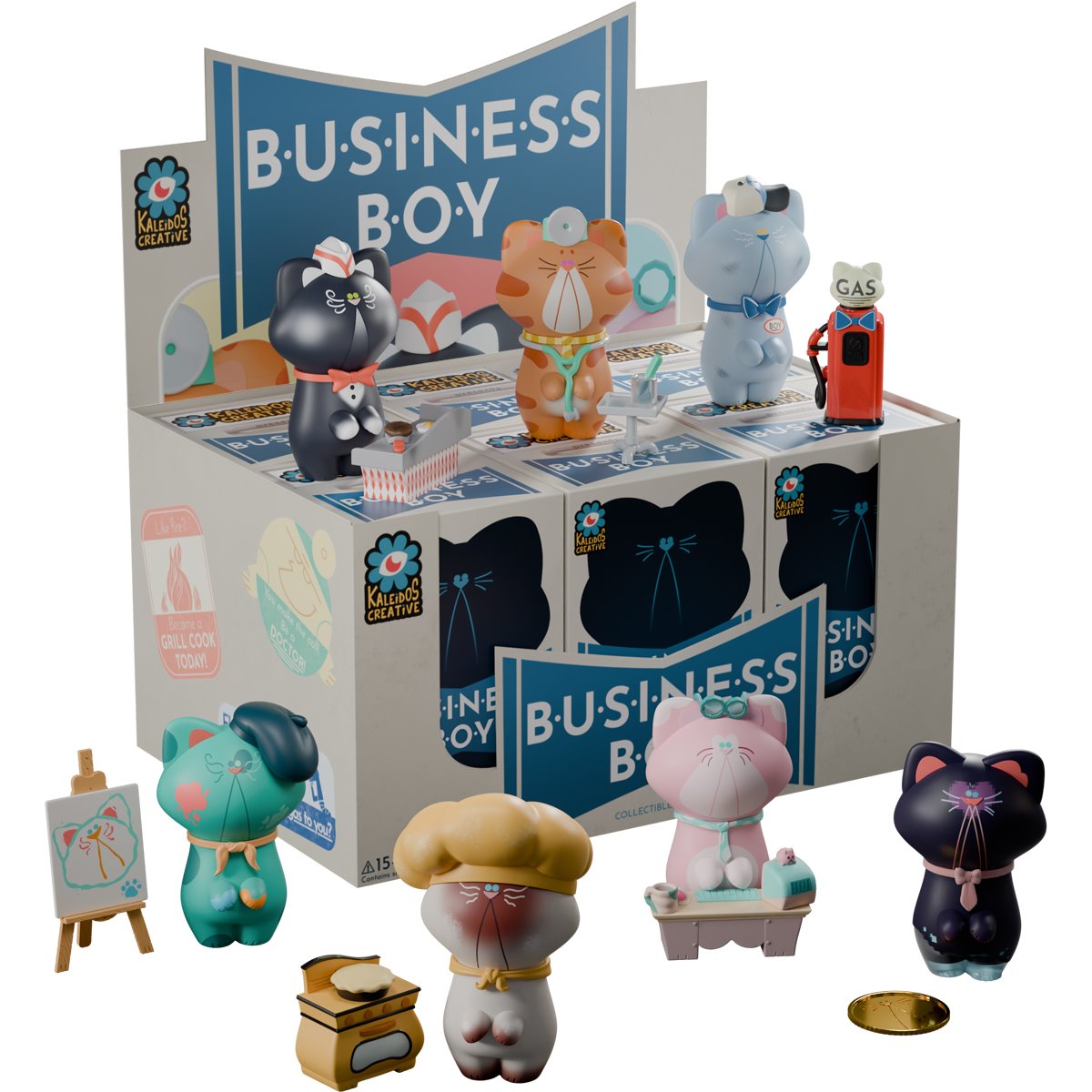 Business Boy Series 1 Blind-Box Mini-Figure Case of 6