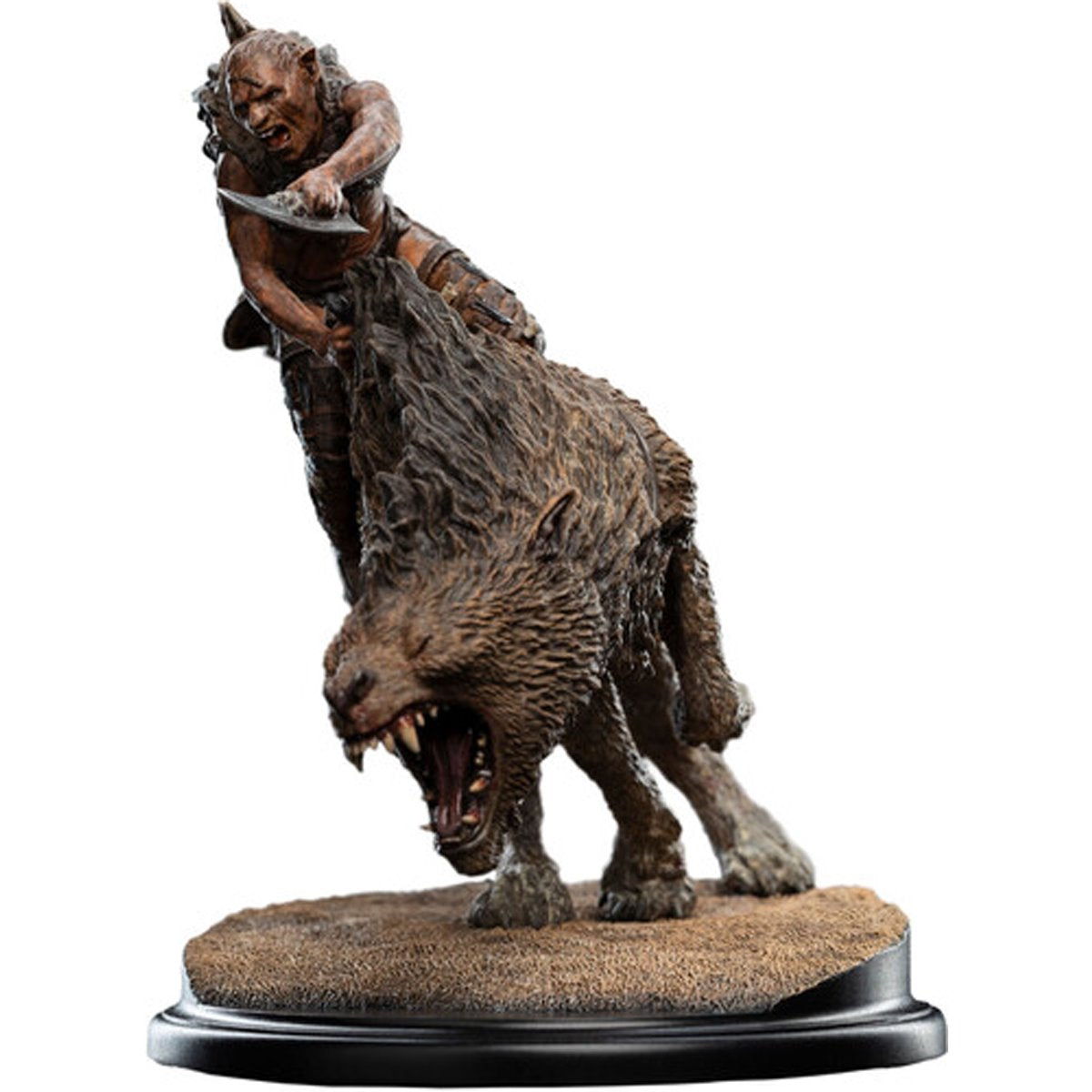 The Lord of the Rings Trilogy Sharku on Warg Miniature Polystone Statue