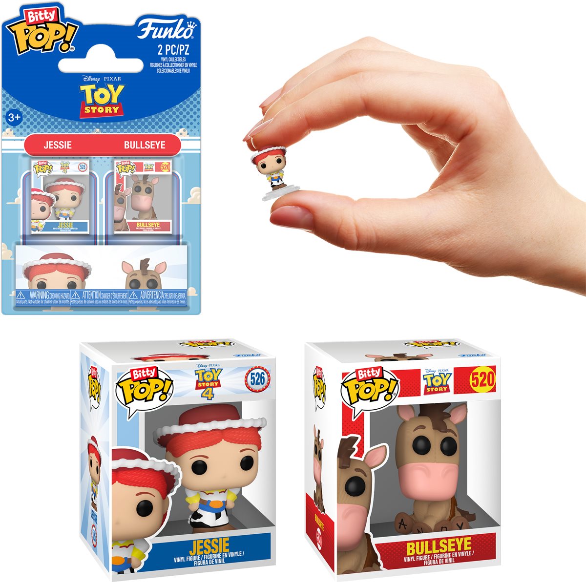 Toy Story Jessie and Bullseye Funko Bitty Pop! Mini-Figure 2-Pack