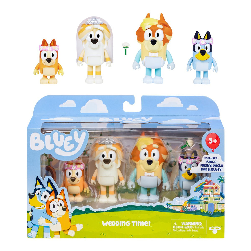 Bluey S10 Figure 4pk Special Set