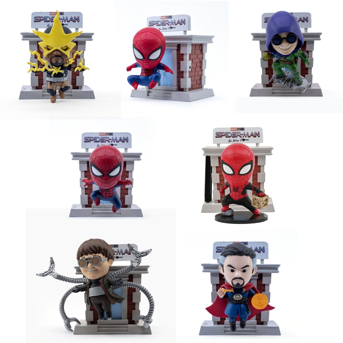 Spider-Man Hero Box Tower Series 2 Blind-Box Mini-Figure Case of 6