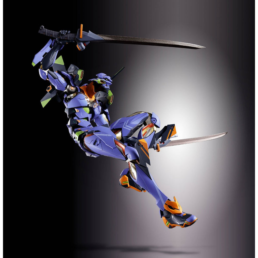 Evangelion Test Type-01 30th Anniversary with Spear Gaius Metal Build Action Figure