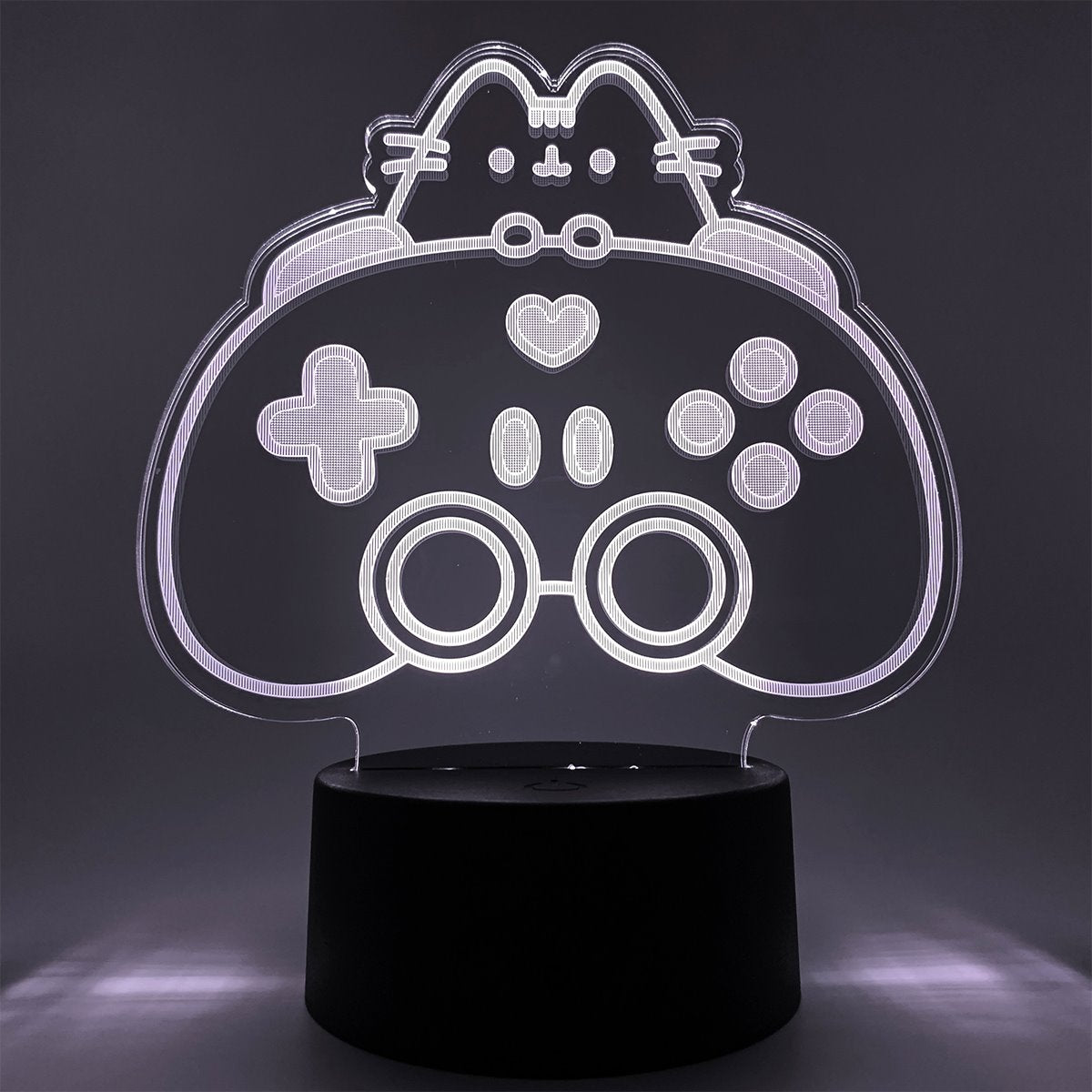 Pusheen Gamer Otaku Lamp