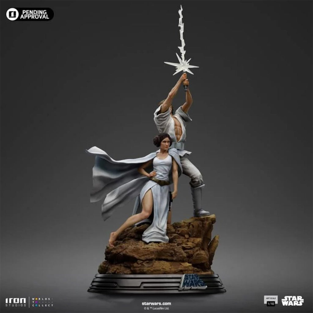 Star Wars: A New Hope Luke and Leia Deluxe 1:10 Art Scale Limited Edition Statue