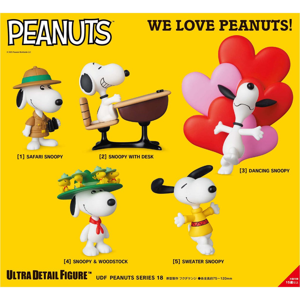 Peanuts Sweater Snoopy Series 18 Ultra Detail Mini-Figure