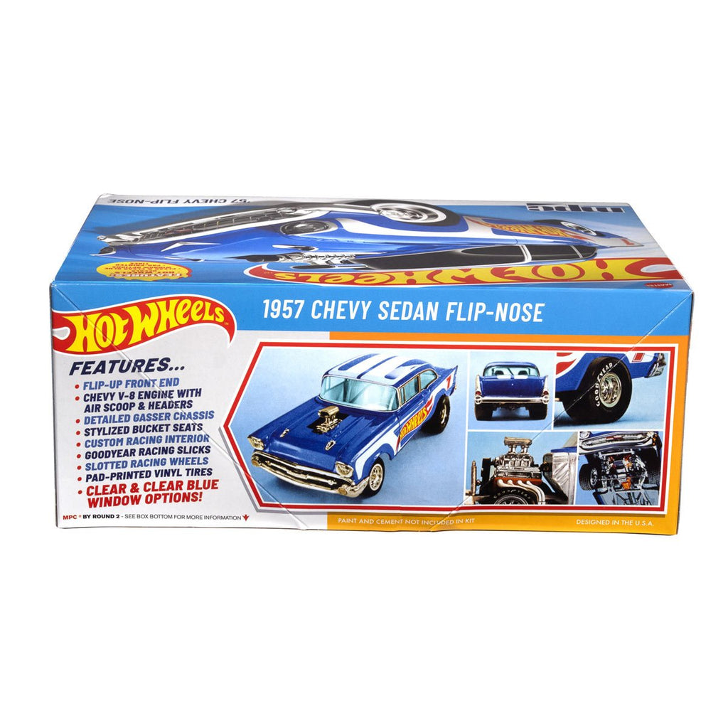 Hot Wheels 1957 Chevy Sedan Flip Nose 1:25 Scale Model Kit