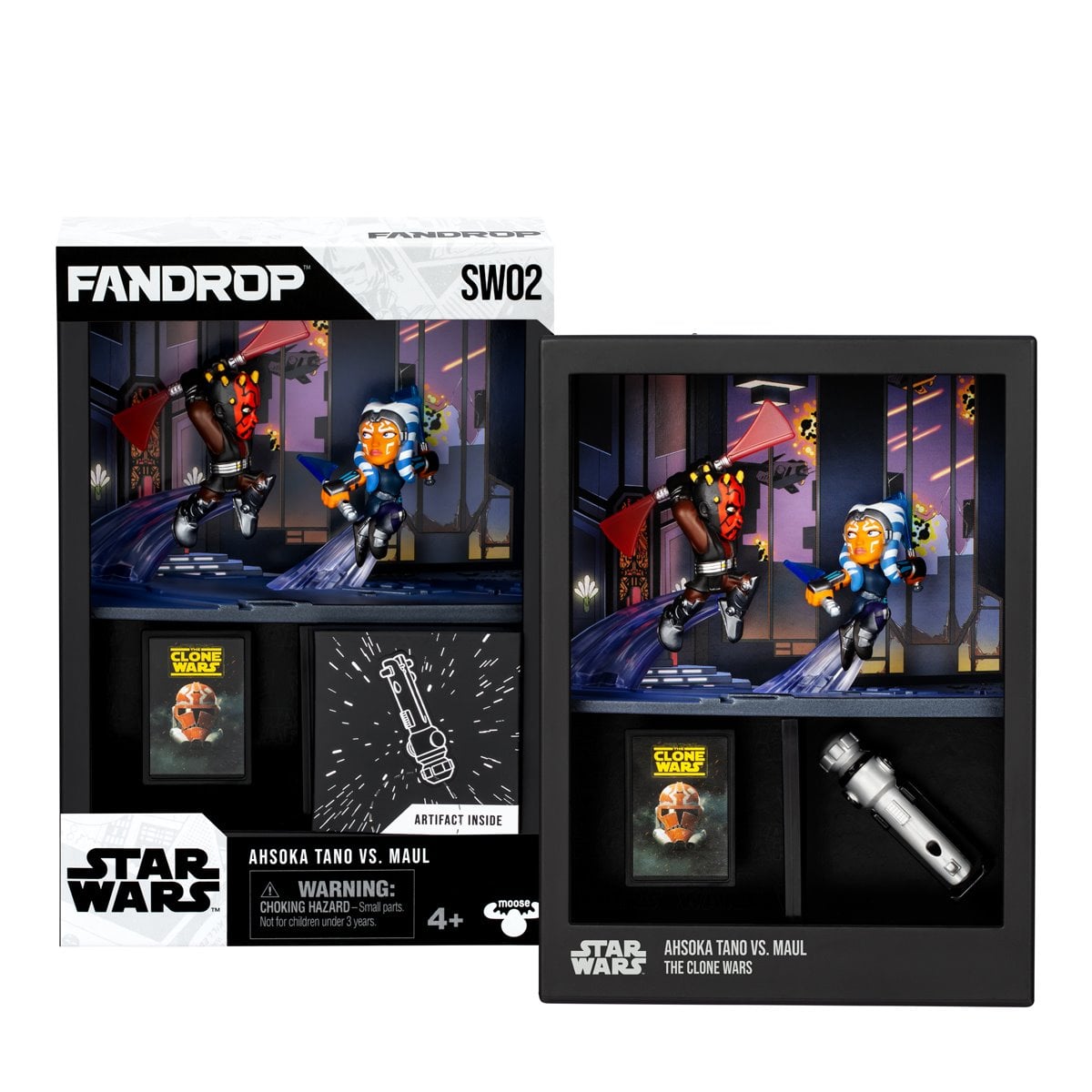 Star Wars Ahsoka Tano Vs Maul Fandrop Figure Diorama