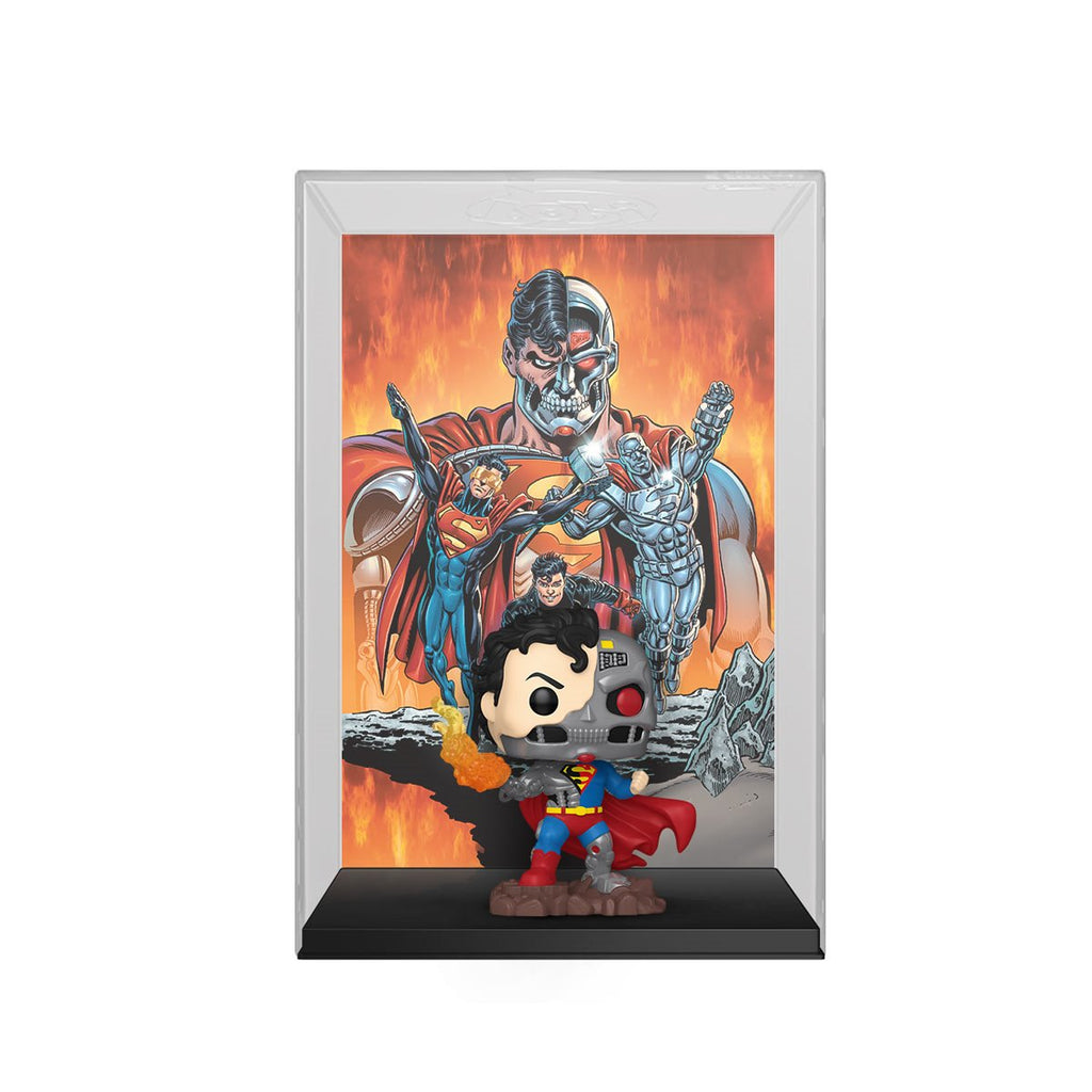 Superman: Reign of the Supermen Cyborg Superman Funko Pop! Comic Cover Figure #21 with Case