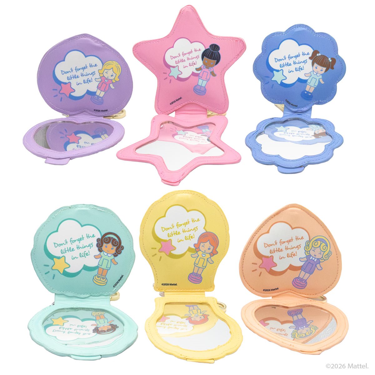 Polly Pocket Mystery Blind-Box Mirror Compact Bag Charm Case of 12