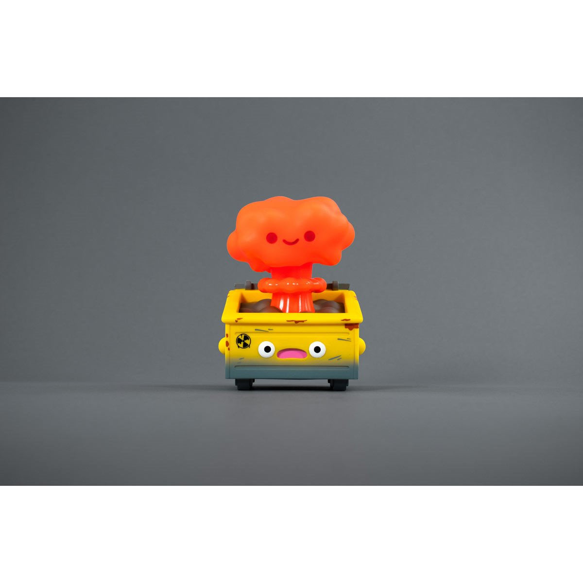 Lil Nuclear Dumpster Fire Radioactive Red Variant Vinyl Figure - Entertainment Earth Exclusive
