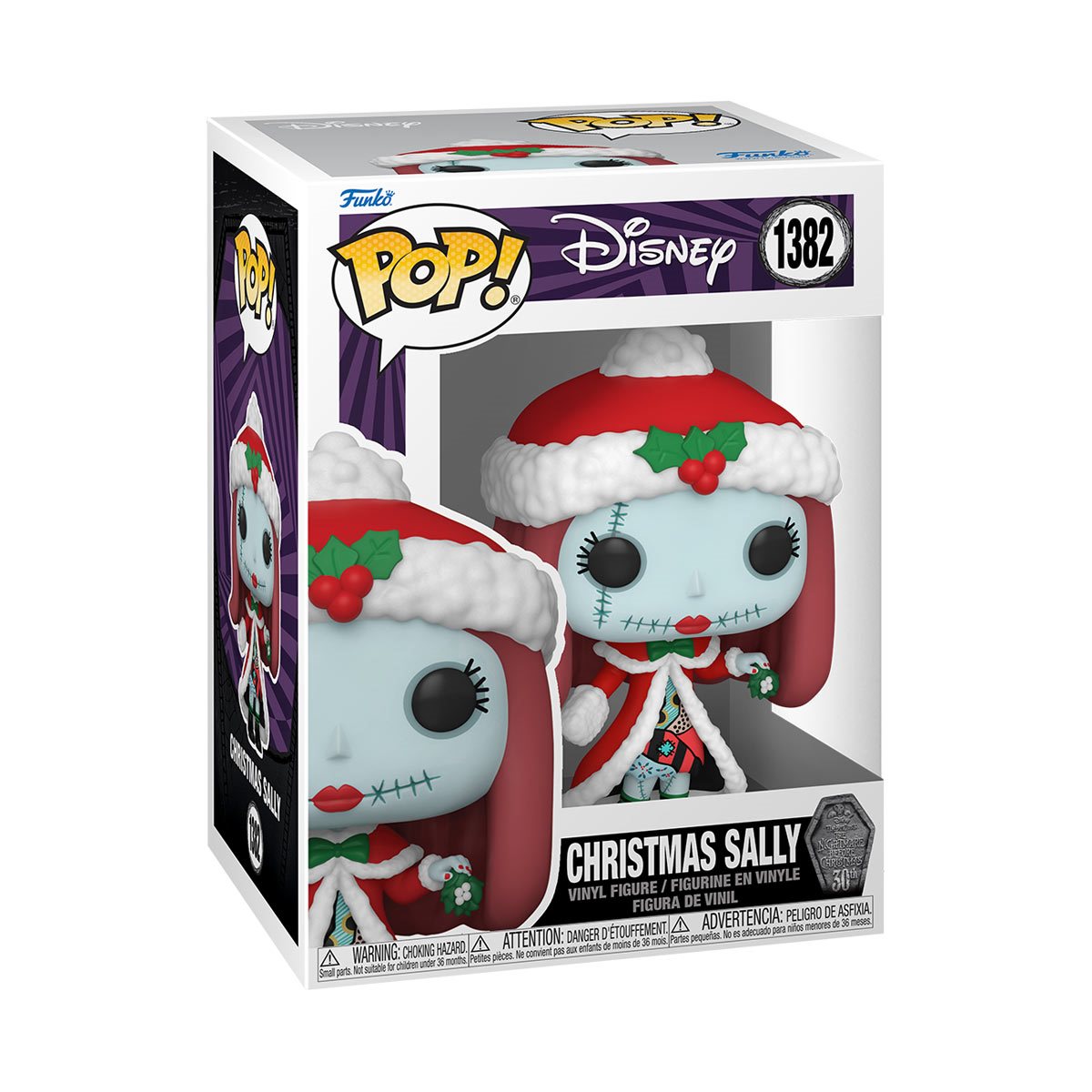 The Nightmare Before Christmas 30th Anniversary Christmas Sally Funko Pop! Vinyl Figure #1382