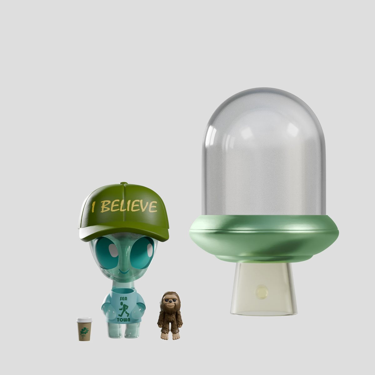 Abducted Series 1 Blind-Box Mini-Figure Case of 9