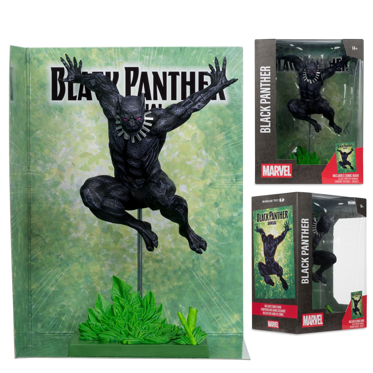 Marvel Wave 7 Black Panther Annual Variant #1 1:6 Scale Posed Figure with Scene and Comic