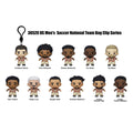 US Soccer Men's National Team 3D Foam Bag Clip Random 6-Pack