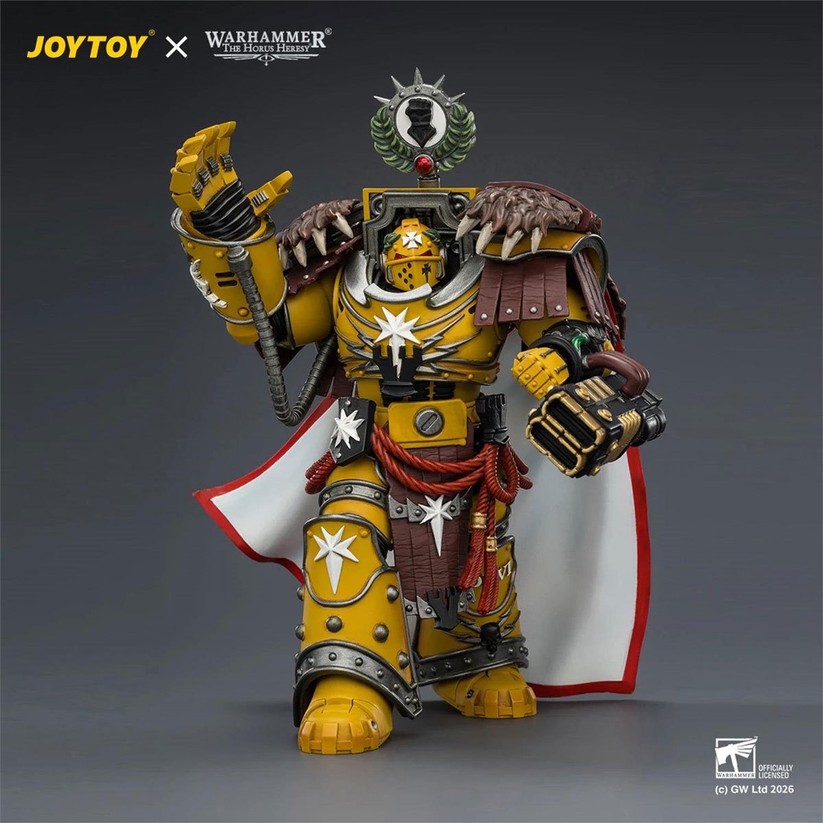 Joy Toy Warhammer The Horus Heresy Imperial Fists Lord Castellan Evander Garrius 1:18 Scale Action Figure