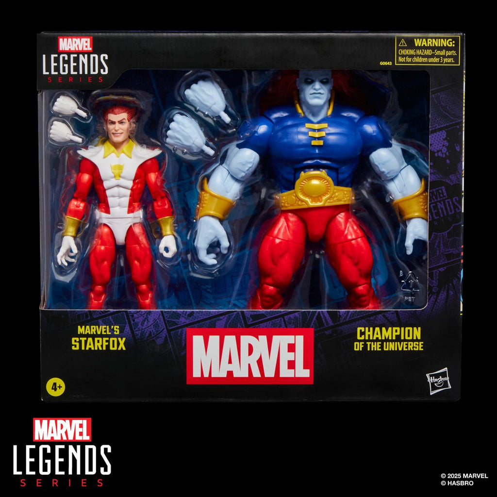 Marvel Legends Starfox and Champion of the Universe 6-Inch Action Figures 2-Pack