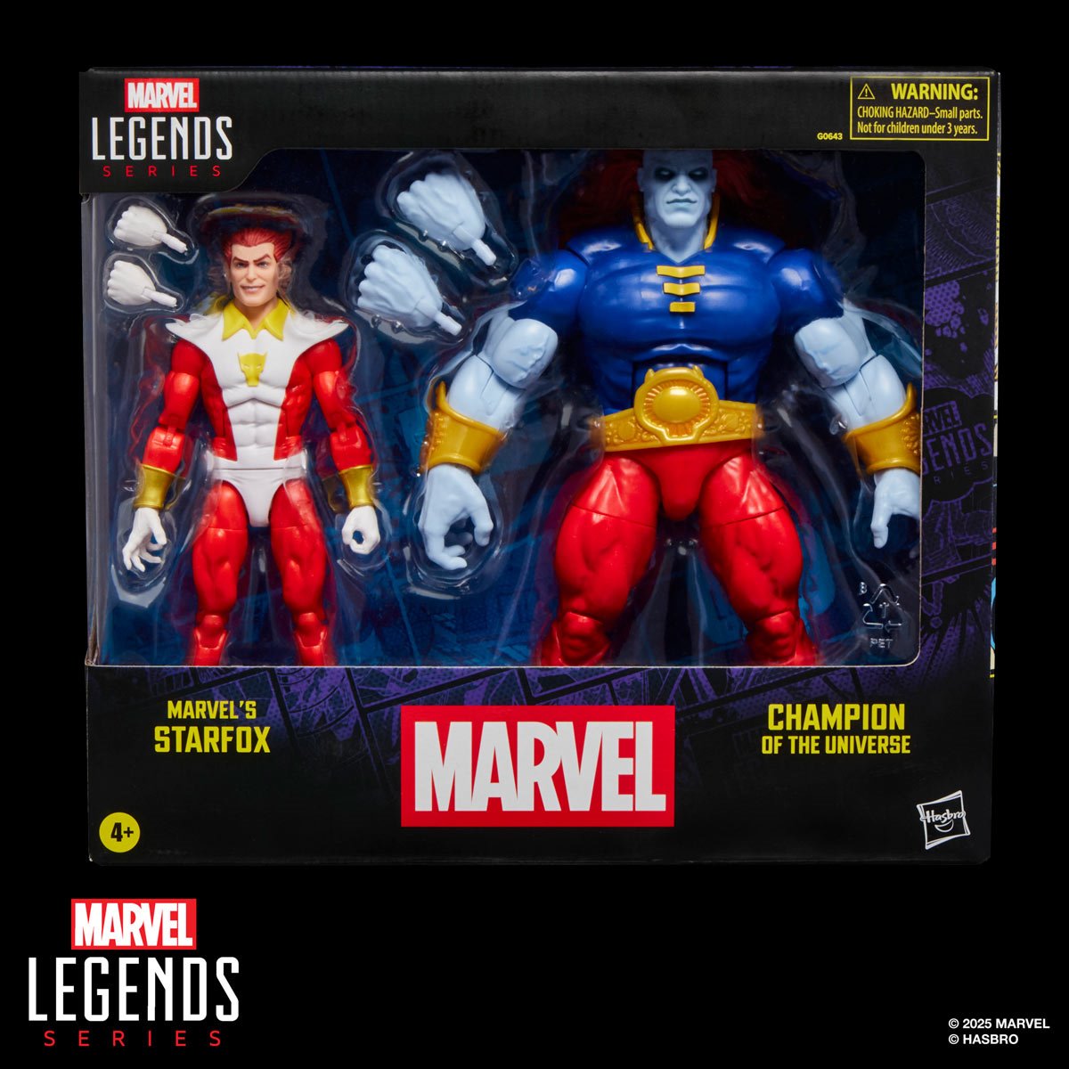 Marvel Legends Starfox and Champion of the Universe 6-Inch Action Figures 2-Pack
