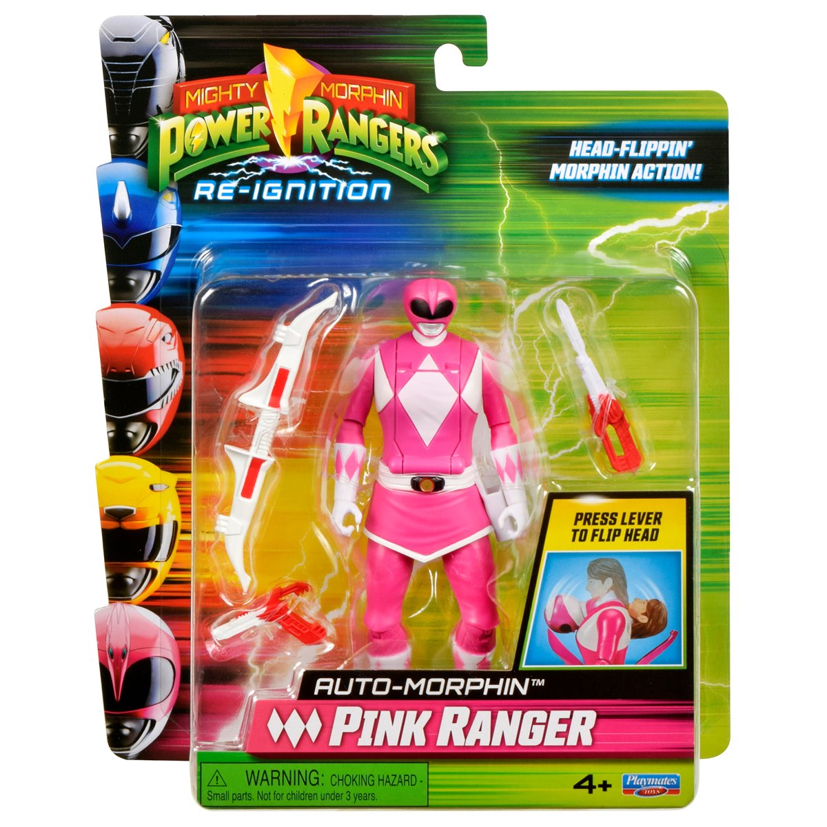 Mighty Morphin Power Rangers: Re-Ignition Auto Morphin Pink Ranger Action Figure