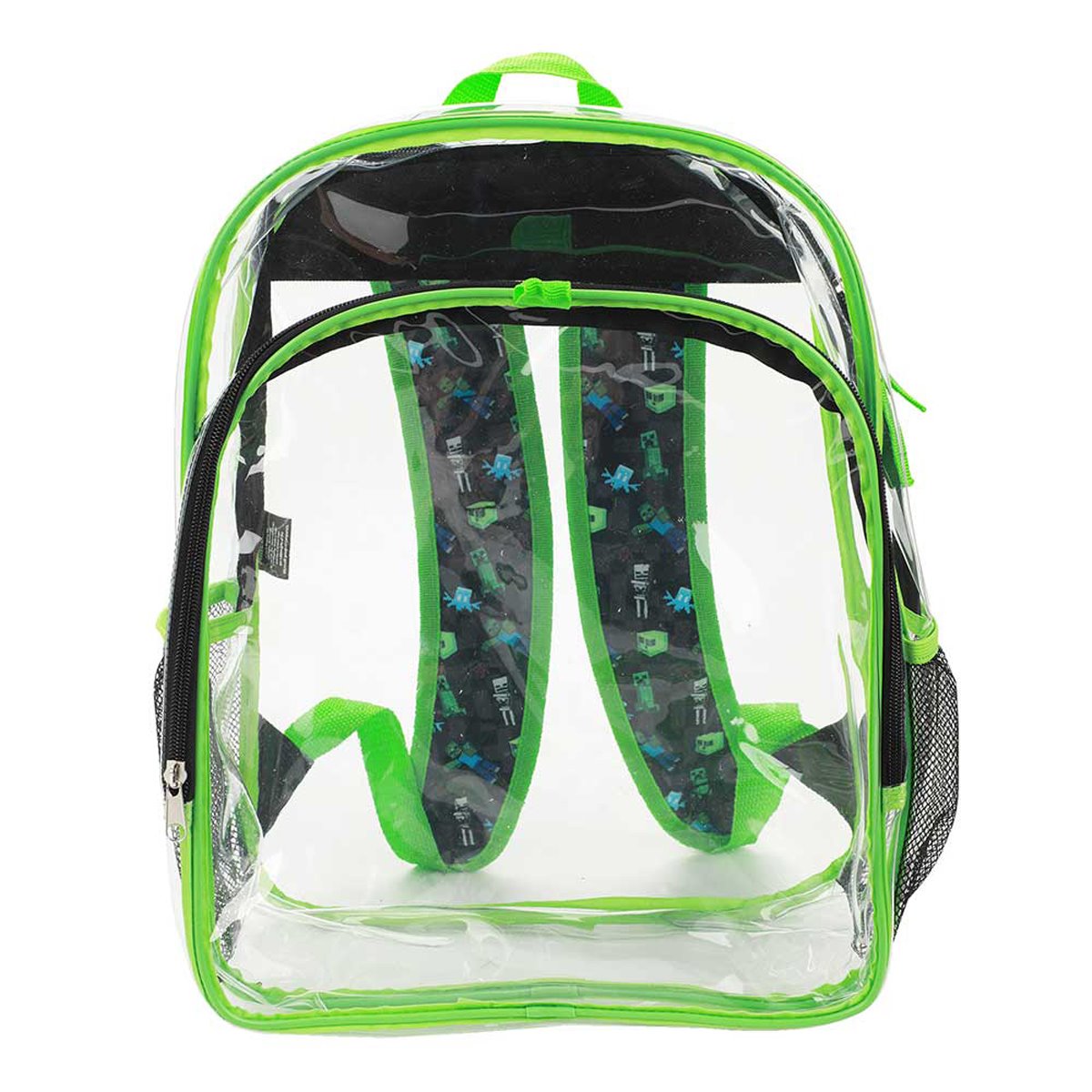 Minecraft Creeper Clear Youth Backpack 5-Piece Set