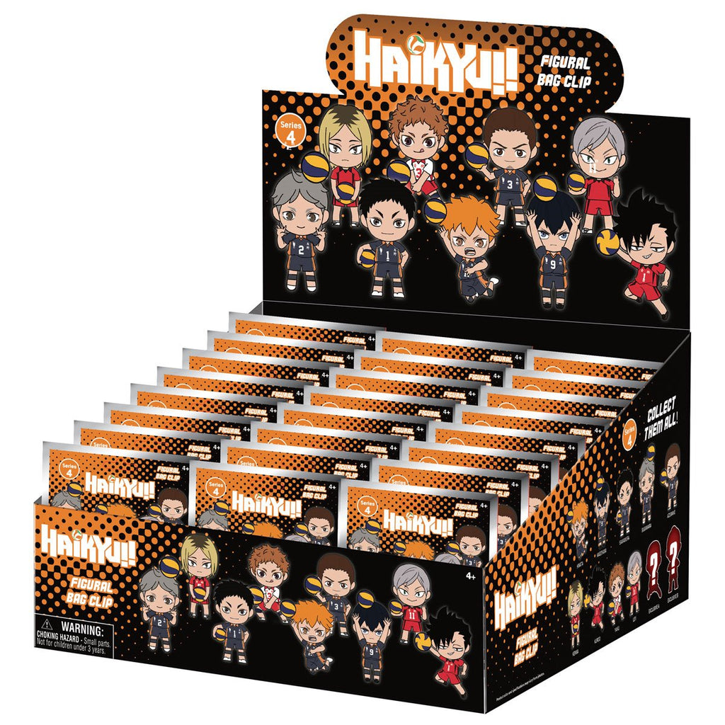 Haikyu!! Series 4 3D Foam Bag Clip Random 6-Pack