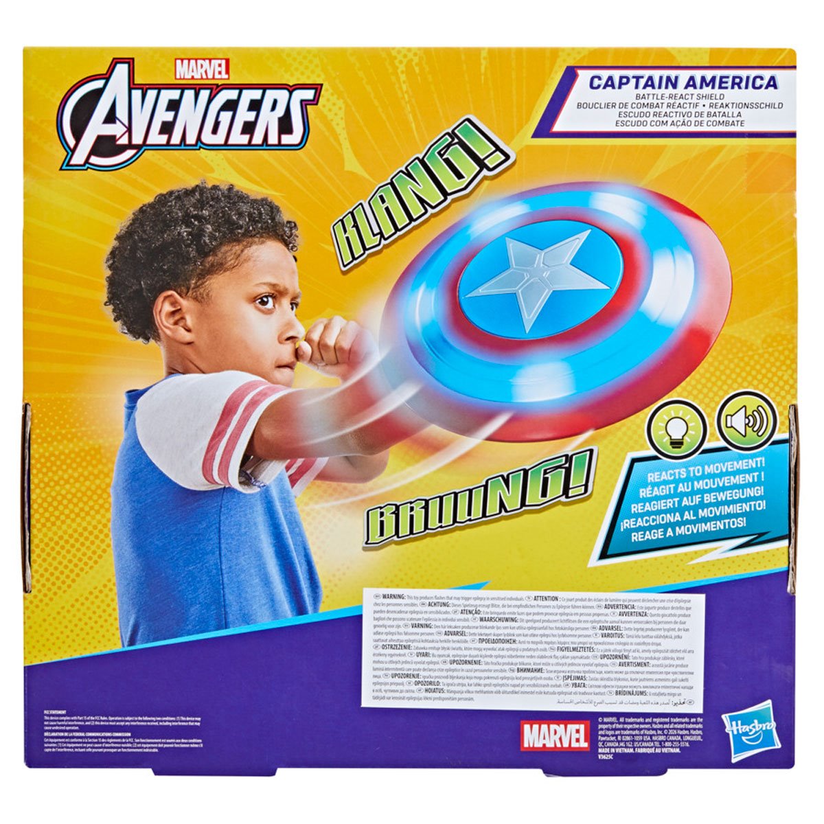 Avengers Captain America Battle-React Shield