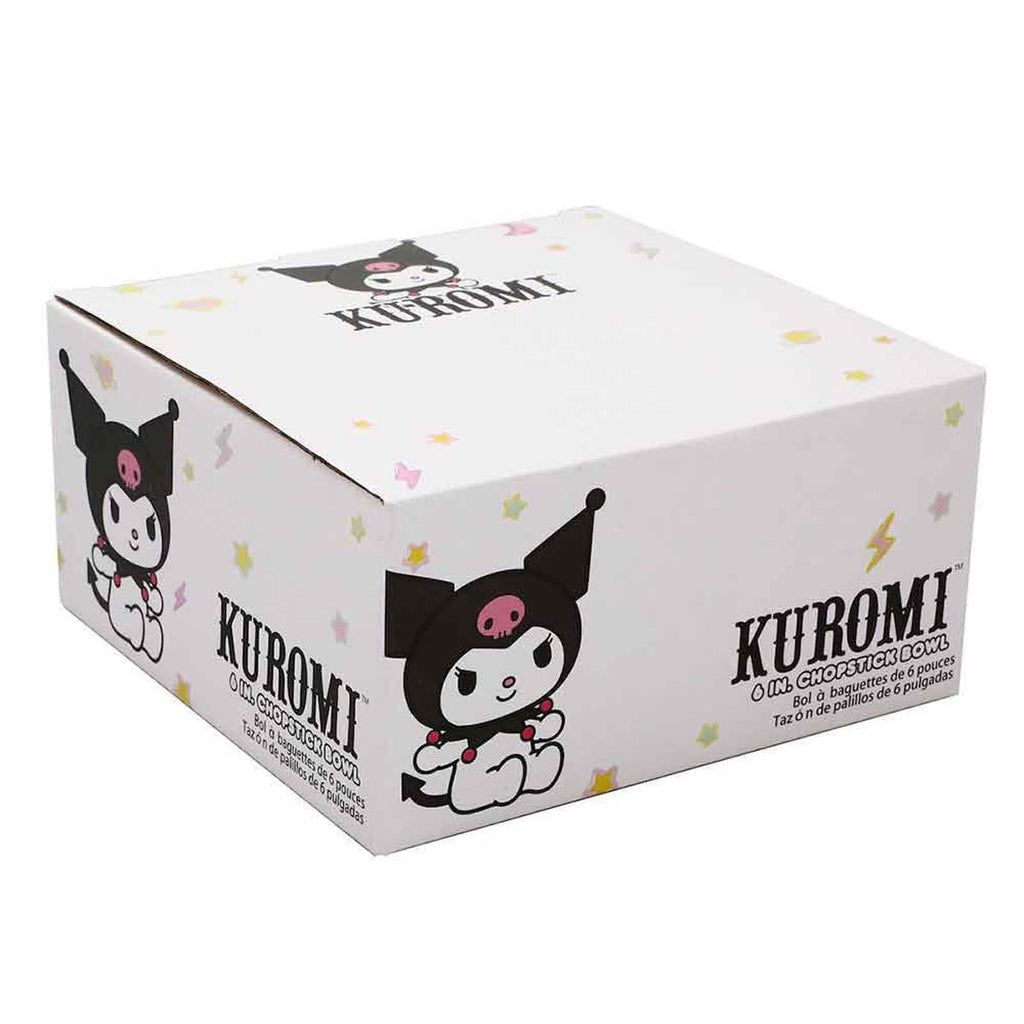 Kuromi 20 oz. Ceramic Ramen Bowl with Chopsticks